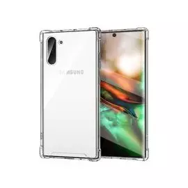 Чехол-накладка Armor для Samsung Galaxy Note 10 противоударный силиконовый (прозрачный)