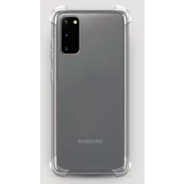 Чехол-накладка Armor для Samsung Galaxy S20+ противоударный силиконовый (прозрачный)