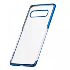 Чехол-накладка Baseus Shining Series Case для Samsung Galaxy S10+ (SM-G975) силиконовый (синий)