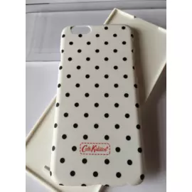 Чехол-накладка Cath Kidston для Apple iPhone 6/6S пластиковый белая в горошек