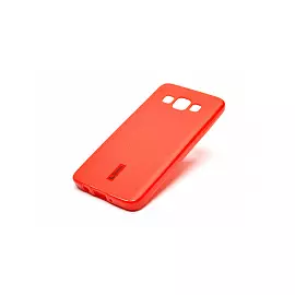 Чехол-накладка Cherry для Samsung Galaxy A3 SM-A300 силиконовый матовый (красный)