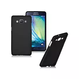 Чехол-накладка Cherry для Samsung Galaxy A7 SM-A700 силиконовый матовый (черный)