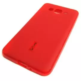 Чехол-накладка Cherry для Samsung Galaxy Grand Prime G530 силиконовый матовый (красный)