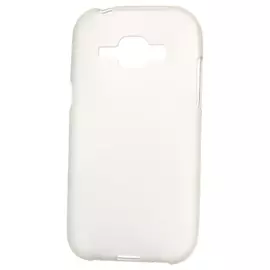 Чехол-накладка Cherry для Samsung Galaxy J1 (2016) J120F силиконовый матовый (белый)