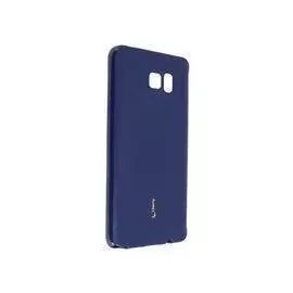 Чехол-накладка Cherry для Samsung Galaxy Note 5 Edge силиконовый матовый (темно-синий)