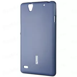 Чехол-накладка Cherry для Sony Xperia C 4 силиконовый матовый (синий)