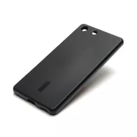 Чехол-накладка Cherry для Sony Xperia M5 силиконовый матовый (черный)