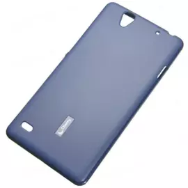 Чехол-накладка Cherry для Sony Xperia С4 силиконовый матовый (синий)