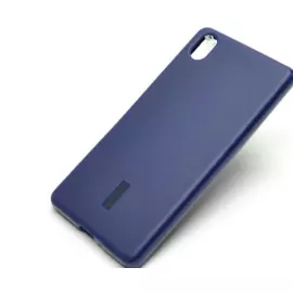 Чехол-накладка Cherry для Sony Xperia X Performance силиконовый матовый (синий)