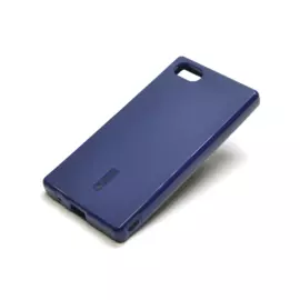 Чехол-накладка Cherry для Sony Xperia Z4/ Z3+/ Z3 Plus силиконовый матовый (темно-синий)
