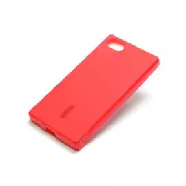 Чехол-накладка Cherry для Sony Xperia Z5 силиконовый матовый (красный)