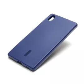 Чехол-накладка Cherry для Sony Xperia Z5 силиконовый матовый (темно-синий)