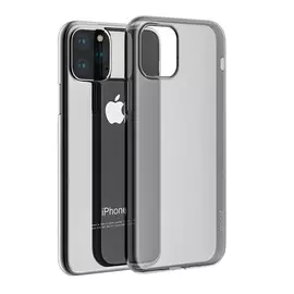 Чехол-накладка Clear Case для iPhone 11 силиконовый (прозрачно-черный)