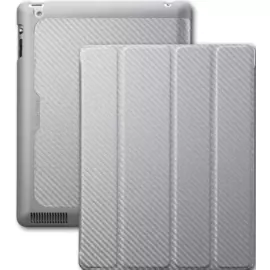 Чехол-накладка Cooler Master Carbon texture для Apple iPad mini 1/2/3 пластик (silver)