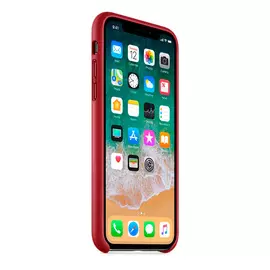 Чехол-накладка COTEetCI Elegant PU Leather Case для Apple iPhone X натуральная кожа красный (CS8011-RD)