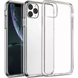 Чехол-накладка DAWN Design для iPhone 11 Pro Max пластик/силикон с бампером (прозрачный)