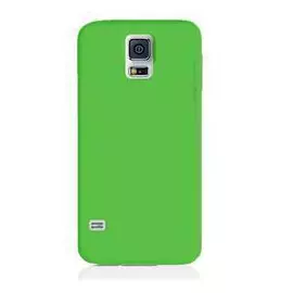 Чехол-накладка Deppa Air Case для Samsung Galaxy S5 (SM-G900) пластиковый+защитная пленка (зеленый)