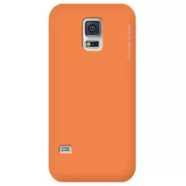 Чехол-накладка Deppa Air Case для Samsung Galaxy S5 (SM-G900) пластик+защитная пленка (оранжевый)
