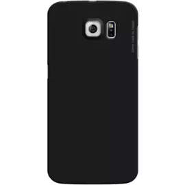 Чехол-накладка Deppa Air Case для Samsung Galaxy S6 Edge пластик+защитная пленка (черный)