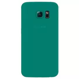 Чехол-накладка Deppa Sky Case для Samsung Galaxy S6 Edge (SM-G925) (пластик зеленый + защитная пленк