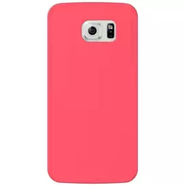Чехол-накладка Deppa Sky Case для Samsung Galaxy S6 Edge (SM-G925) (коралловый + защитная пленка)