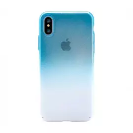 Чехол-накладка Devia Amber case для Apple iPhone X/Xs силиконовый (Blue)
