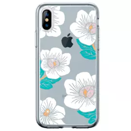 Чехол-накладка Devia Blossom Crystal Series Case для Apple iPhone XS Max пластик White