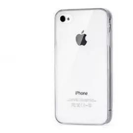 Чехол-накладка для Apple iPhone 4/4S силиконовый (прозрачный)