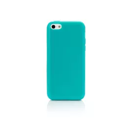 Чехол-накладка для Apple iPhone 5C силиконовый (бирюзовый)