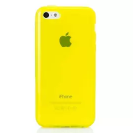 Чехол-накладка для Apple iPhone 5C силиконовый (желтый)