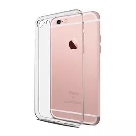 Чехол-накладка для Apple iPhone 6/6S силиконовый (прозрачный)