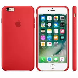Чехол-накладка для Apple iPhone 6 Plus/6S Plus силиконовый (красный)