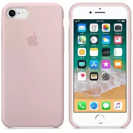 Чехол-накладка для Apple iPhone 7/8 силиконовый (светло-розовый)
