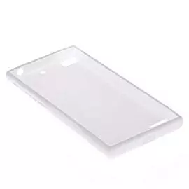 Чехол-накладка для BlackBerry Z3 силиконовый (белый)