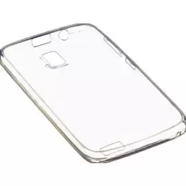 Чехол-накладка для Lenovo A1000 силиконовый (прозрачно-черный)