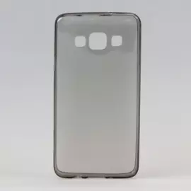 Чехол-накладка для Samsung Galaxy A3 SM-A300 силиконовый (темно-прозрачный)