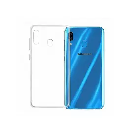 Чехол-накладка для Samsung Galaxy A40 (2019) SM-A405 силиконовый (прозрачный)