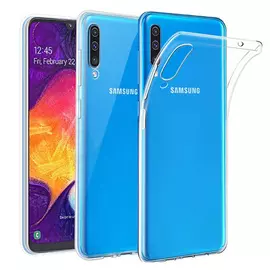 Чехол-накладка для Samsung Galaxy A50 (2019) SM-A505 силиконовый (прозрачный)
