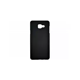 Чехол-накладка для Samsung Galaxy A7 (2016) SM-A710 силиконовый (под кожу черный)