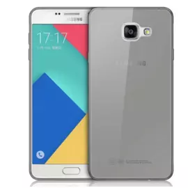 Чехол-накладка для Samsung Galaxy A7 (2016) SM-A710 силиконовый (прозрачно-черный)