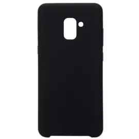 Чехол-накладка для Samsung Galaxy A8+ (2018) SM-A730 силикон (черный)