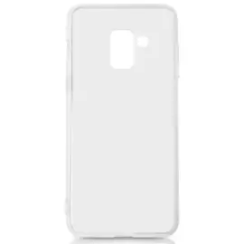 Чехол-накладка для Samsung Galaxy A8 силиконовый (прозрачный)