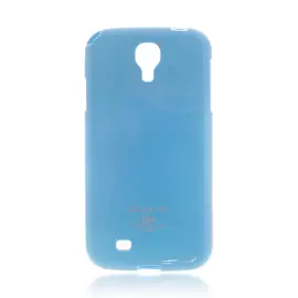 Чехол-накладка для Samsung Galaxy S4 пластиковый (прозрачно-голубой)