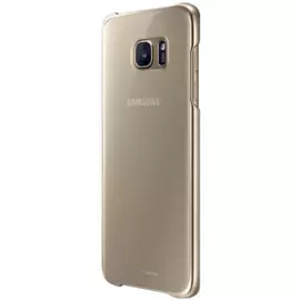 Чехол-накладка для Samsung Galaxy S7 Edge силиконовый с бампером (gold)