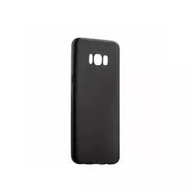 Чехол-накладка для Samsung Galaxy S8+ пластиковый Soft-touch (черный)