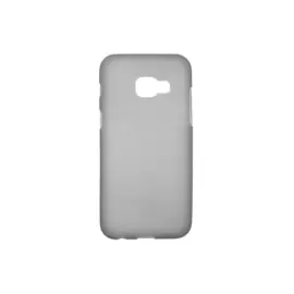 Чехол-накладка для Samsung Galaxy S III GT-I9300 силикон-пластик (серый-салатовый)