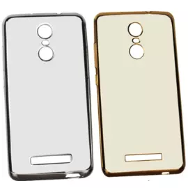 Чехол-накладка для Xiaomi Redmi 3 силикон с ободком (золотой)