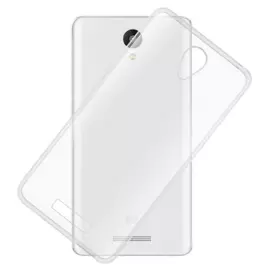 Чехол-накладка для Xiaomi Redmi Note 2 силиконовый с жесткой основой (прозрачный)