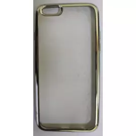 Чехол-накладка Double Color Series для Apple iPhone 6/6S силиконовый (вид7) рамка Silver