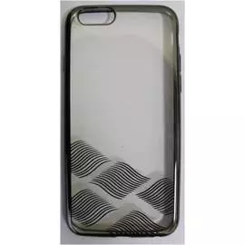 Чехол-накладка Double Color Series для Apple iPhone 6/6S силиконовый (вид 4) рамка Space Grey